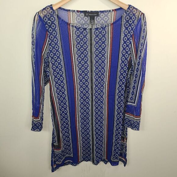 INC International Concepts Sheer Boho Blouse. **No Cami - Picture 1 of 10